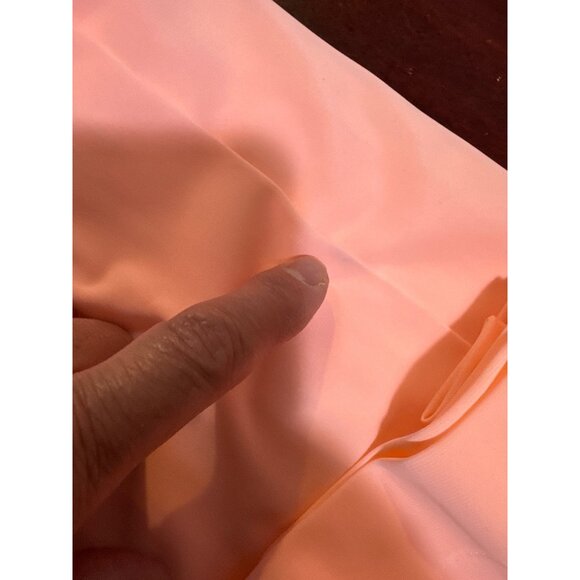 Vintage Loraine Lingerie Large Light Pink Button-Down Nightgown Floral Embroider - Picture 10 of 11